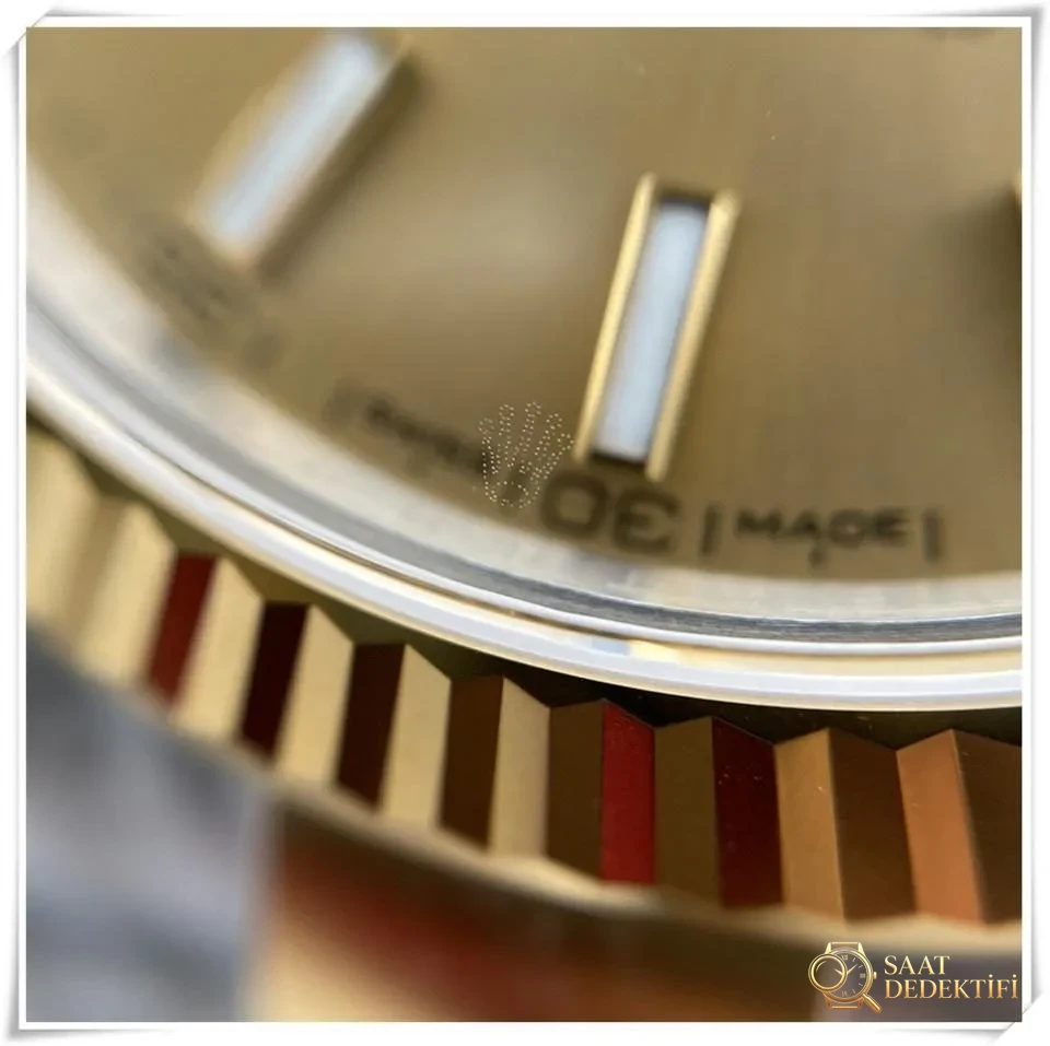 VS Factory Rolex altın-çelik Datejust 41 mm 3235 mekanizmalı replika saatin kalitesi iyi mi? - Klips Kilidi ve Lazer Damgalar
