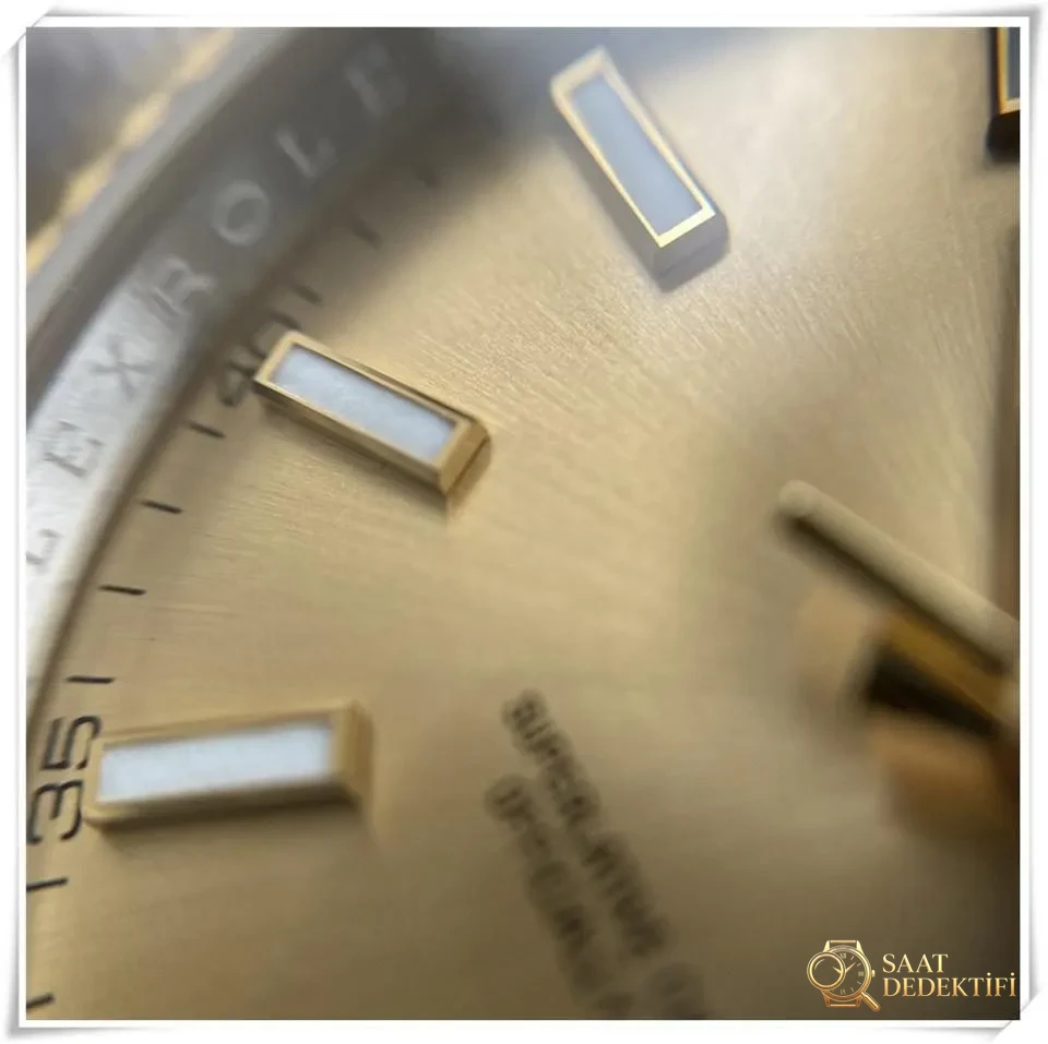VS Factory Rolex altın-çelik Datejust 41 mm 3235 mekanizmalı replika saatin kalitesi iyi mi? - Fosfor ve Super-LumiNova Gece Görünümü