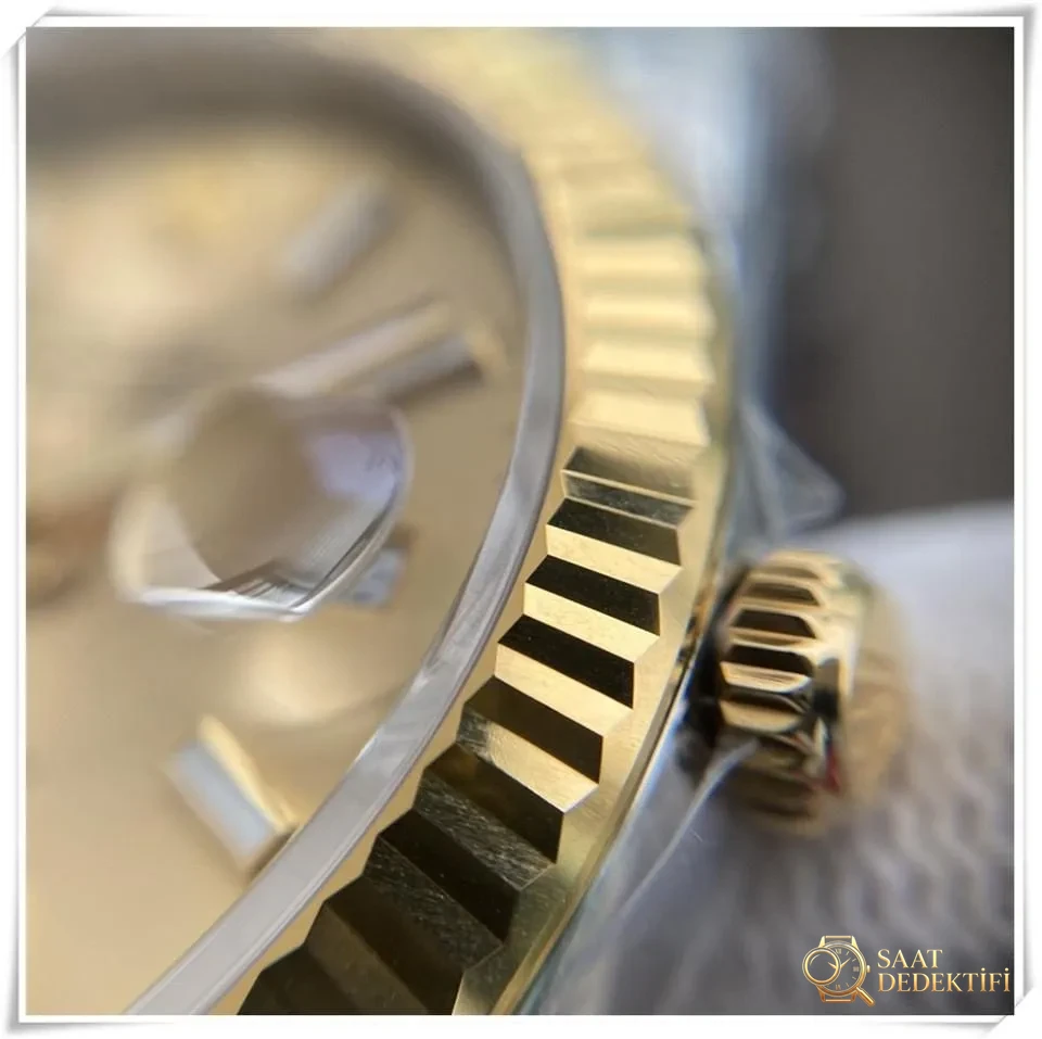 VS Factory Rolex altın-çelik Datejust 41 mm 3235 mekanizmalı replika saatin kalitesi iyi mi? - Mekanizma Zemberek ve Balans Detayı