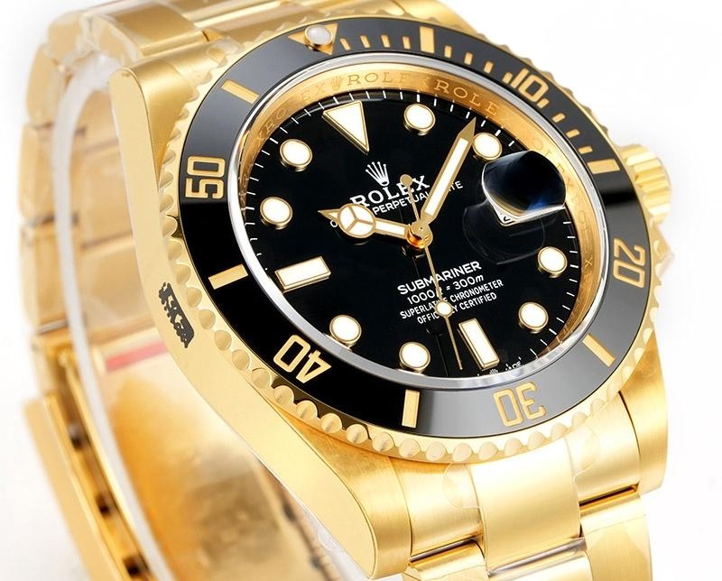 VS Factory Rolex altın Siyah Su Hayaleti 3235 replika saat - VS saat — 4. fotoğraf