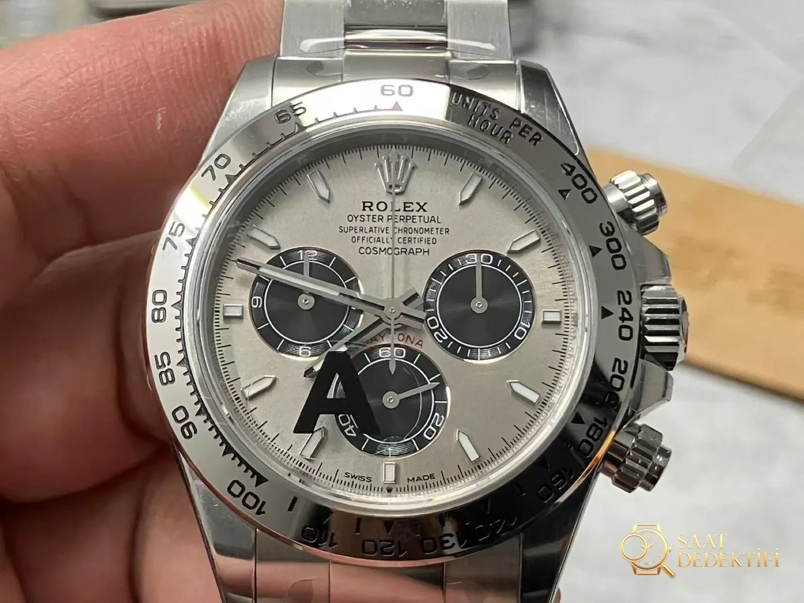 VS Factory Rolex beyaz altın Daytona v3 sürümü, Dandong 4131 mekanizması ve 184 g ağırlığıyla Clean ürününü geçebilir mi? - Bilezik, Toka ve Klips Mekanizması