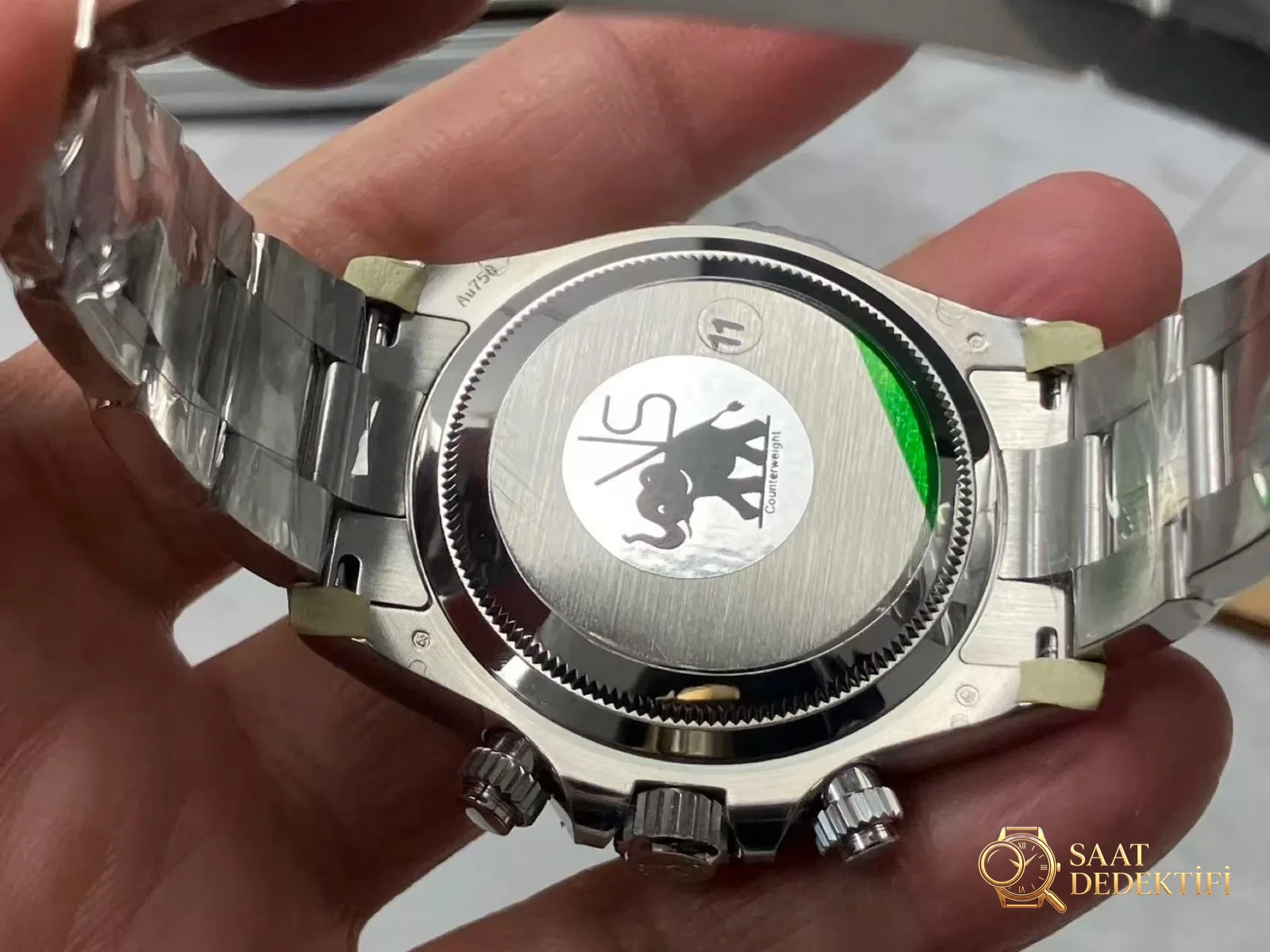 VS Factory Rolex beyaz altın Daytona v3 sürümü, Dandong 4131 mekanizması ve 184 g ağırlığıyla Clean ürününü geçebilir mi? - Bilezik Bakla Ayrımı ve Pim Yapısı