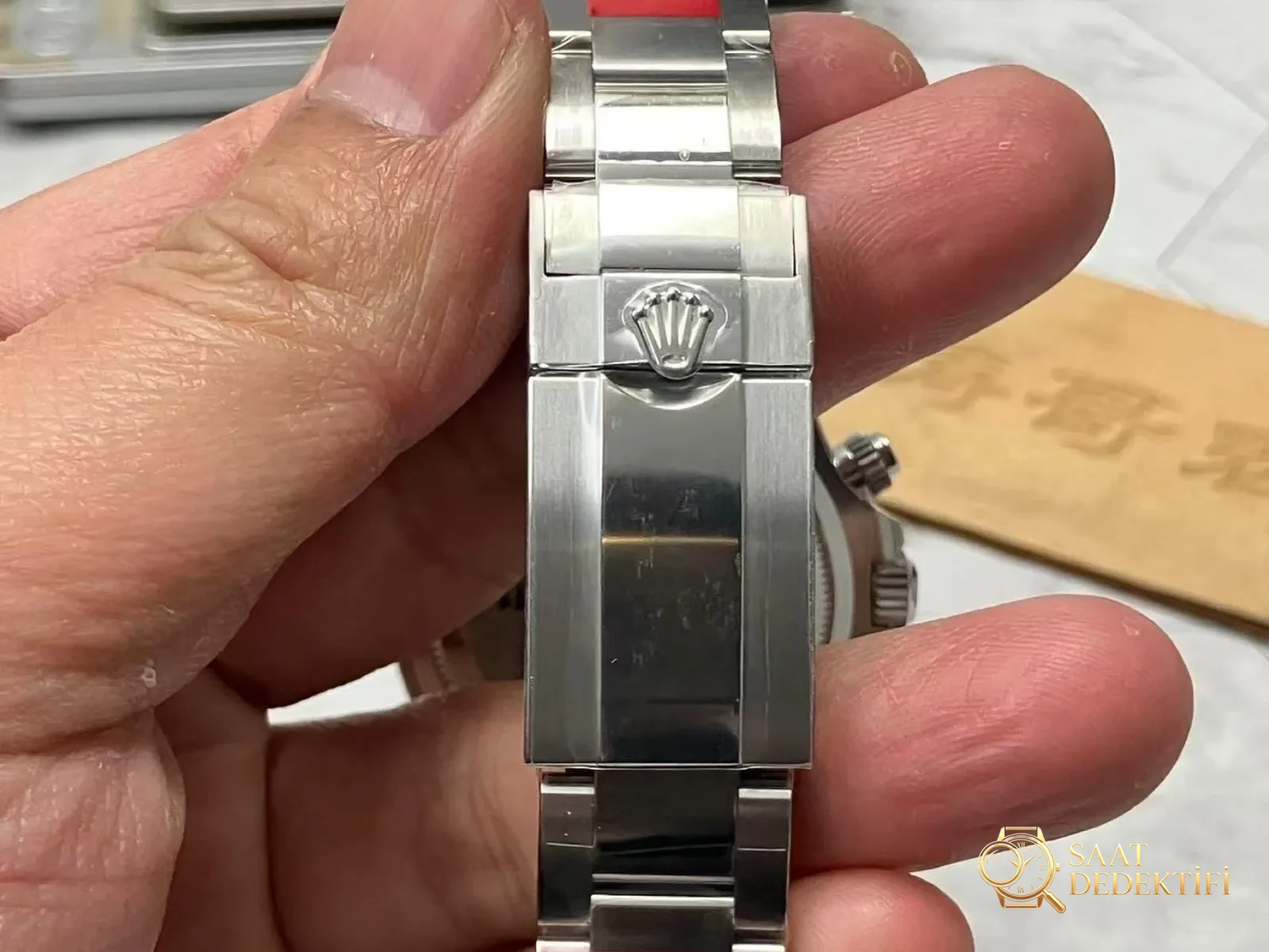 VS Factory Rolex beyaz altın Daytona v3 sürümü, Dandong 4131 mekanizması ve 184 g ağırlığıyla Clean ürününü geçebilir mi? - Toka İçi Mikro Ayar Mekanizması