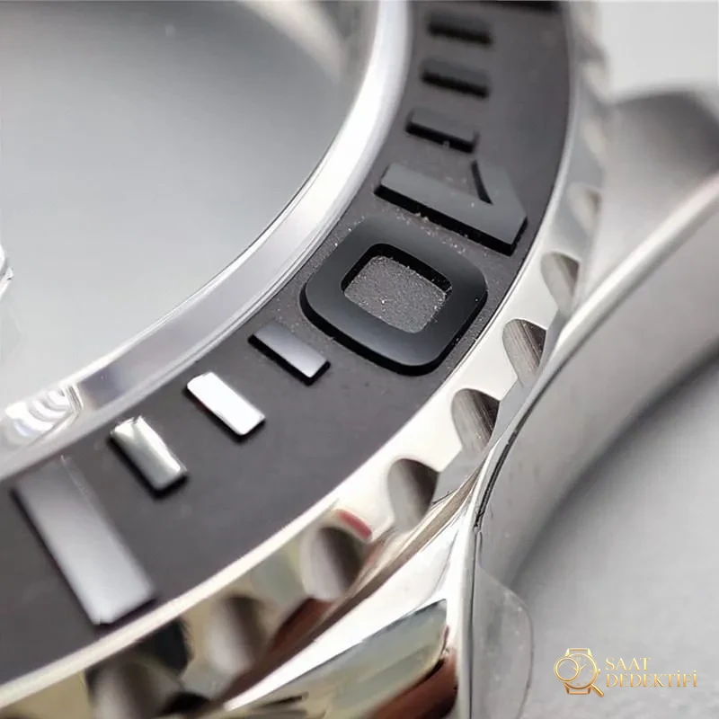 VS Factory Rolex beyaz altın Yacht-Master m226659 söküm incelemesi - Kasa Profili ve Kurma Kolu İncelemesi