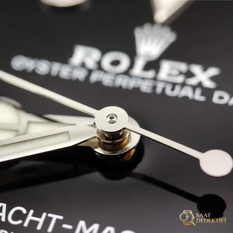 VS Factory Rolex beyaz altın Yacht-Master m226659 söküm incelemesi - Kadran İbreleri ve Saniye Akışı