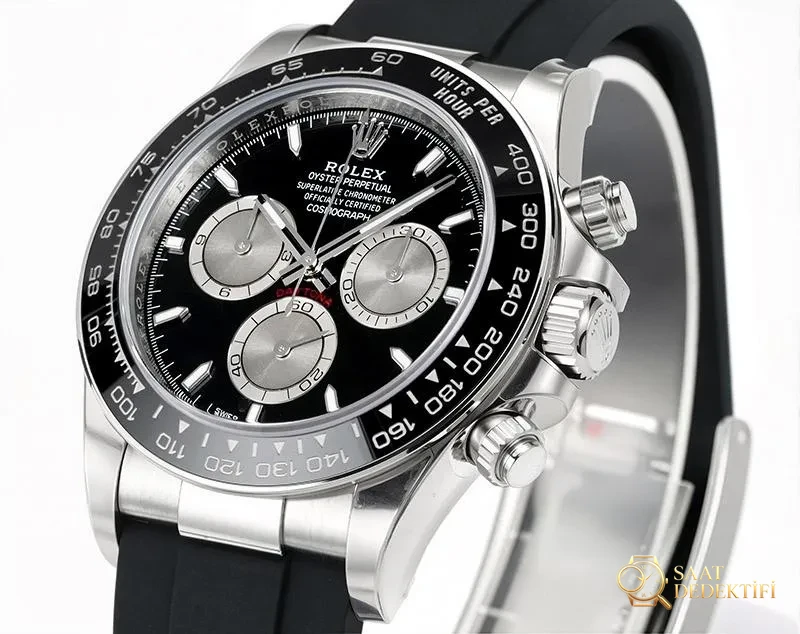 VS Factory Rolex Beyaz-Siyah Daytona Replika Saat - VS Daytona - Arka Kapak ve Mekanizma Detayı