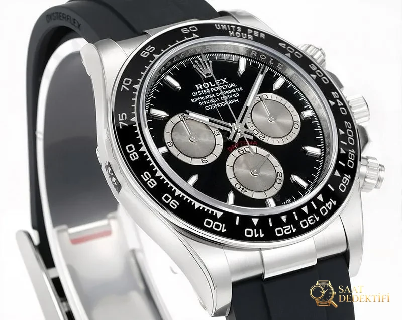 VS Factory Rolex Beyaz-Siyah Daytona Replika Saat - VS Daytona - Bilezik, Toka ve Klips Mekanizması