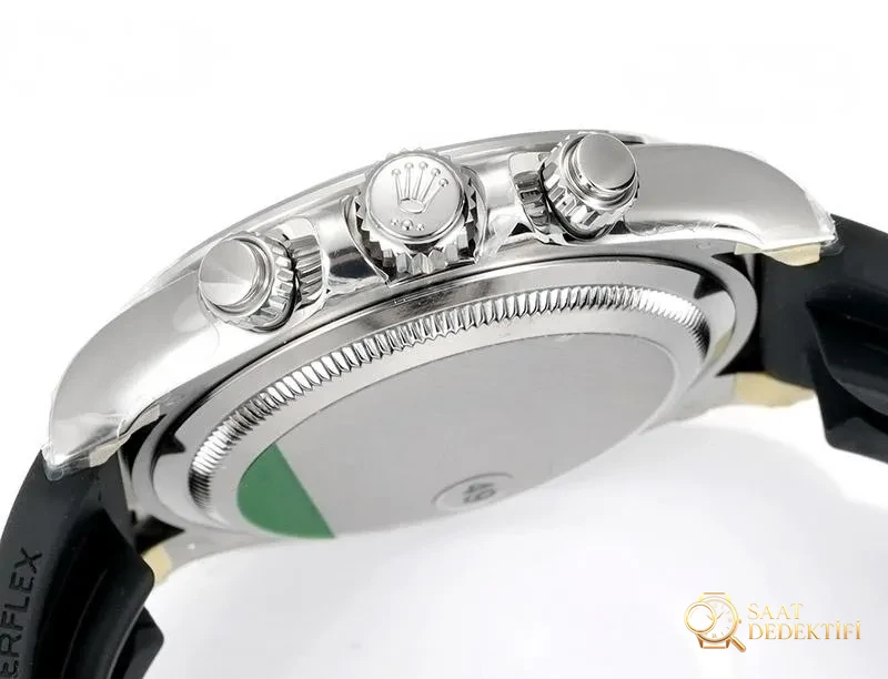 VS Factory Rolex Beyaz-Siyah Daytona Replika Saat - VS Daytona - Makro Kadran ve İndeks İşçiliği
