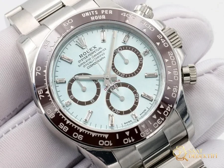 VS Factory Rolex Ice Blue Daytona 4131 Replica Watch - VS Daytona Watch - Bracelet, Buckle and Clip Mechanism