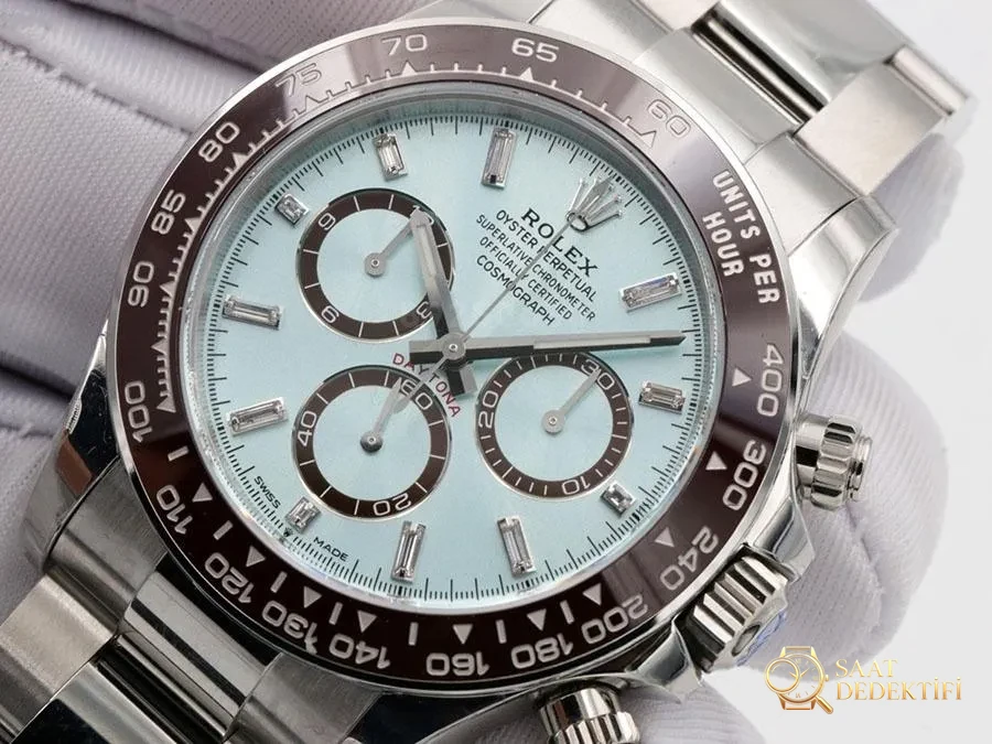 VS Factory Rolex Ice Blue Daytona 4131 Replica Watch - VS Daytona Watch - Macro Dial and Index Workmanship
