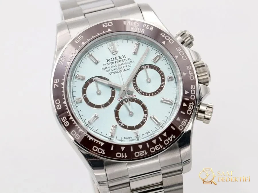 VS Factory Rolex Ice Blue Daytona 4131 Replica Watch - VS Daytona Watch - Phosphor and Super-LumiNova Night View