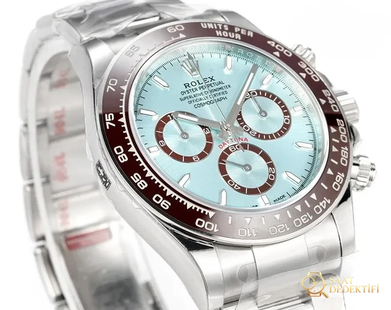 VS Factory Rolex Buz Mavisi Daytona Replika Kol Saati - VS Daytona İncelemesi - Arka Kapak ve Mekanizma Detayı