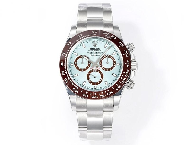 VS Factory Rolex Buz Mavisi Daytona Replika Saat - 4130 Model Daytona — 1. fotoğraf