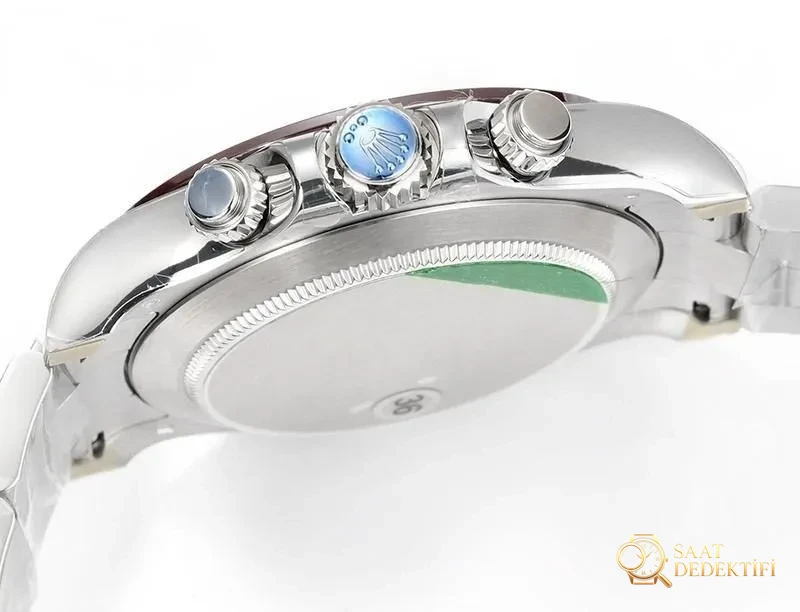 VS Factory Rolex Buz Mavisi Daytona Replika Saat - 4130 Model Daytona - Makro Kadran ve İndeks İşçiliği