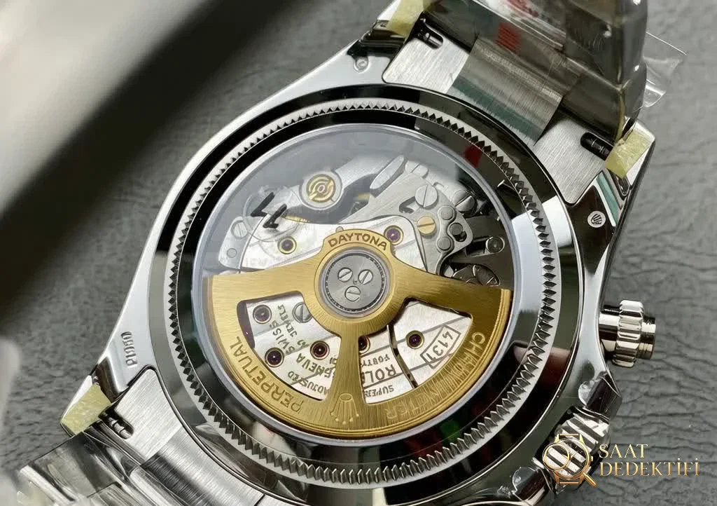 VS Factory Rolex Daytona 126506 Transparent Sapphire Case Back and Dandong 4131 Gold Rotor Movement