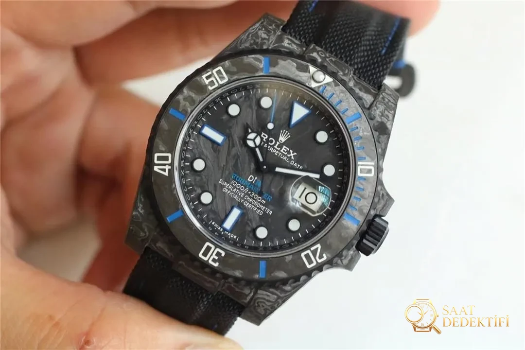 VS Factory Rolex Carbon Sea-Dweller Su Hayaleti DIW Karbon Fiber İncelemesi – Yüksek Çözünürlüklü Gerçek Çekim Detay Görselleri Ekli - Makro Kadran ve İndeks İşçiliği