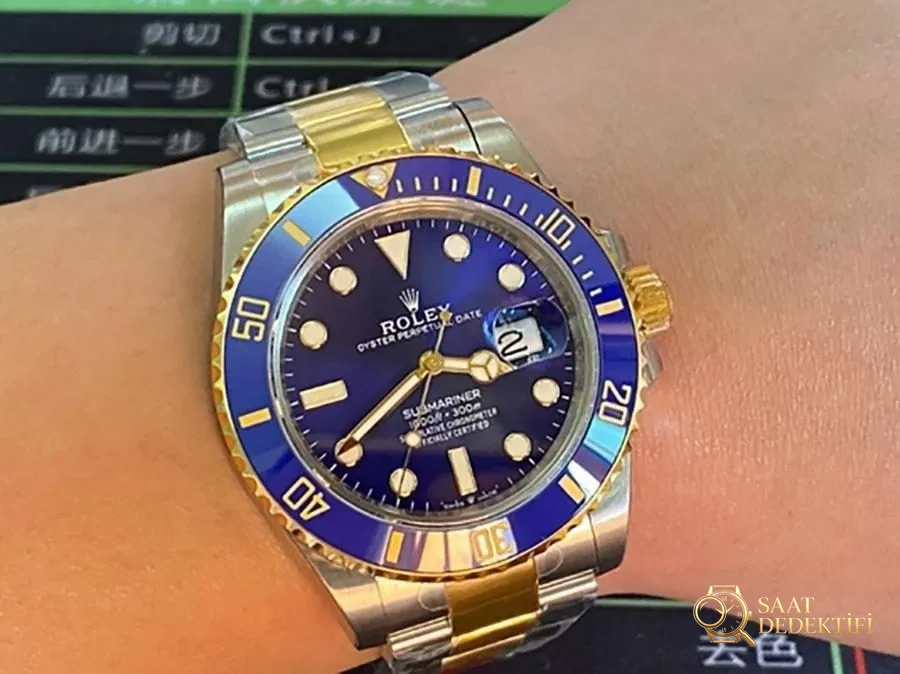 Vs Factory Rolex Celik Altin Submariner 3235 Replika Saat vs Factory Ka... - Ön Görünüm ve Kasa Tasarımı