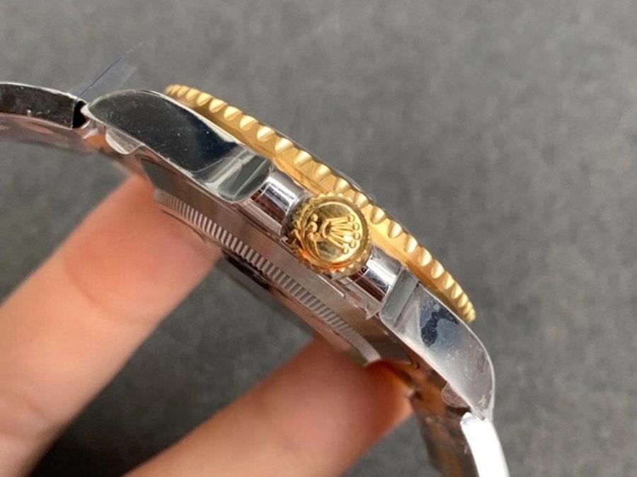 VS Factory Rolex çift renk altın siyah Submariner 3135 replika saat - VS saat — 4. fotoğraf