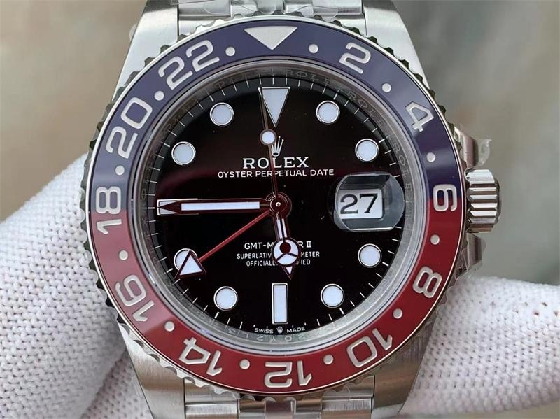 VS Factory Rolex Cola bezel gerçek-replika karşılaştırması — 4. fotoğraf