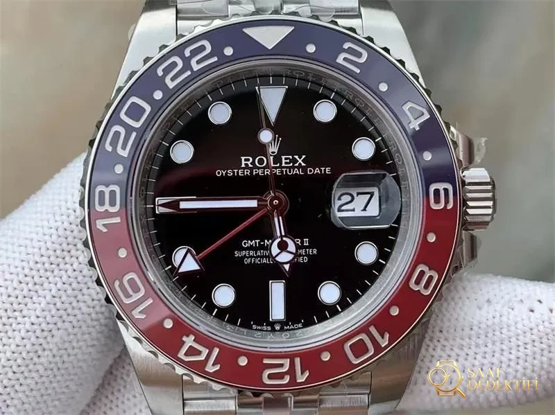 VS Factory Rolex Cola bezel gerçek-replika karşılaştırması - Arka Kapak ve Mekanizma Detayı