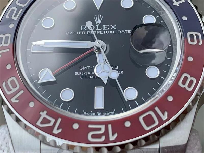 VS Factory Rolex Cola bezel gerçek-replika karşılaştırması — 5. fotoğraf