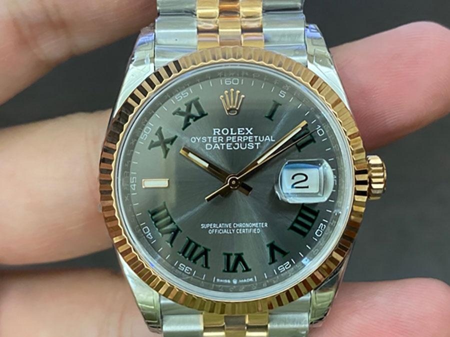 VS Factory Rolex Datejust 36 126231-0029 Replika Saat - VS Saat — 1. fotoğraf