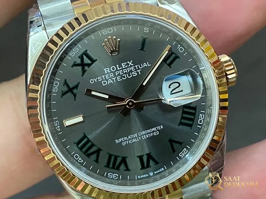 Orologio replica VS Factory Rolex Datejust 36 126231-0029 - Orologio VS - Profilo della cassa e recensione della corona