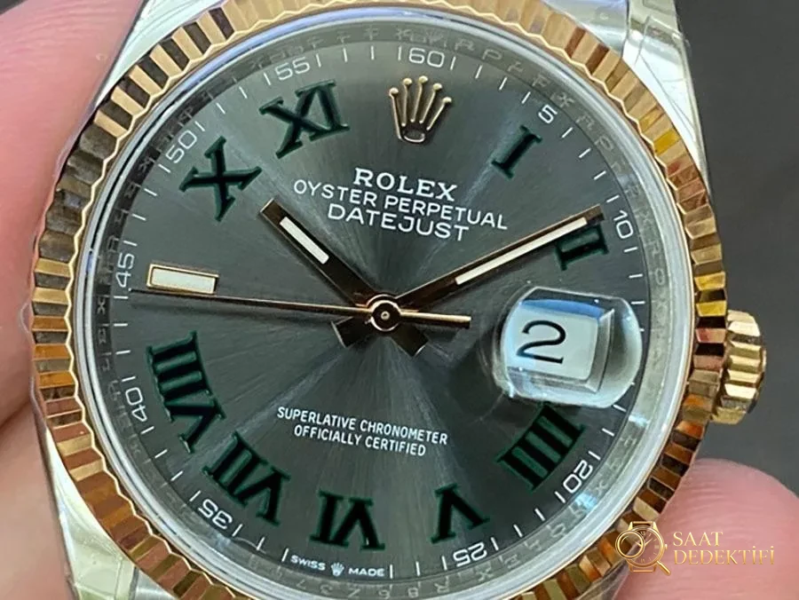 VS Factory Rolex Datejust 36 126231-0029 Orologio replica - VS Watch - Copertina posteriore e dettagli del meccanismo