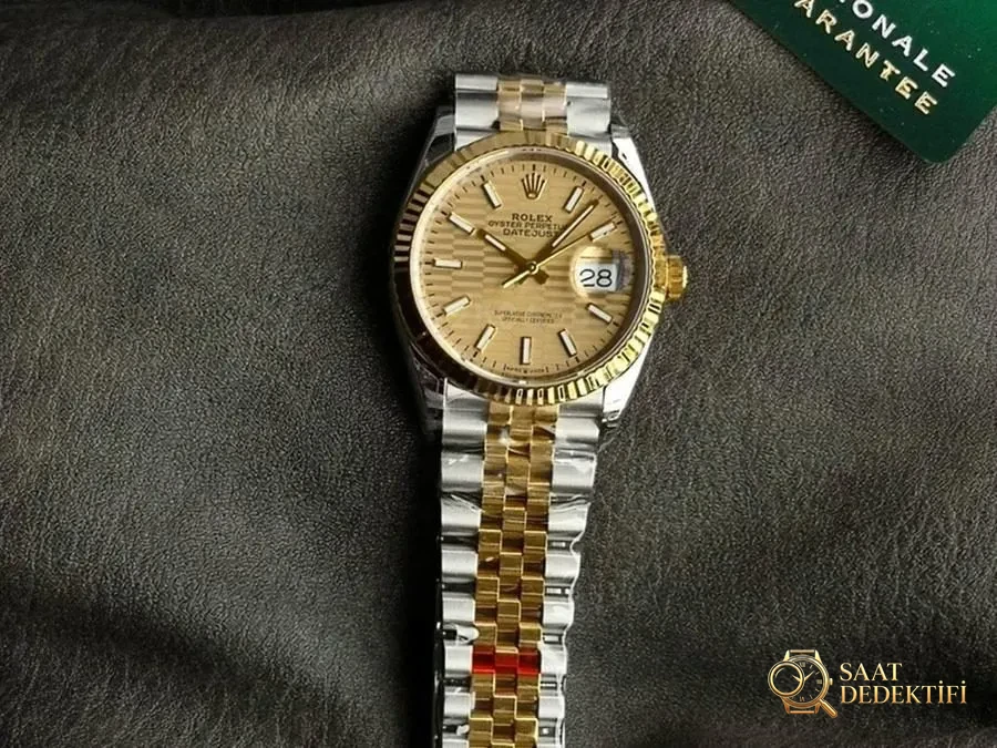 VS Factory Rolex Datejust 36 126233-0039 Replika Saat - VS Watch - Kasa Profili ve Kurma Kolu İncelemesi
