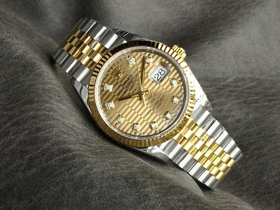 VS Factory Rolex Datejust 36 126233-0045 Replika Saat - VS Saat — 1. fotoğraf
