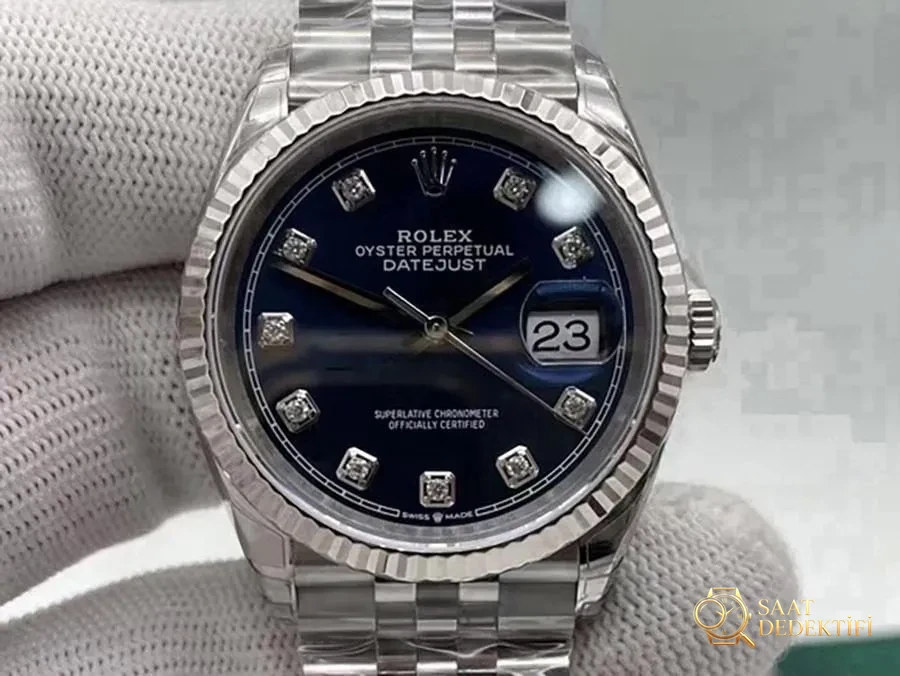 VS Factory Rolex Datejust 36 126234 Kasa ve Kadran İşçiliği İncelemesi - ön görünüm