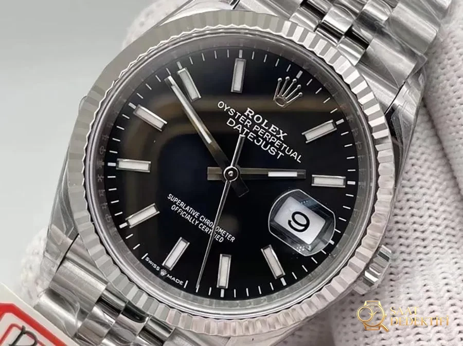 VS Factory Rolex Datejust 36 126234-0015 Replika Saat - VS Saat - Kasa Profili ve Kurma Kolu İncelemesi