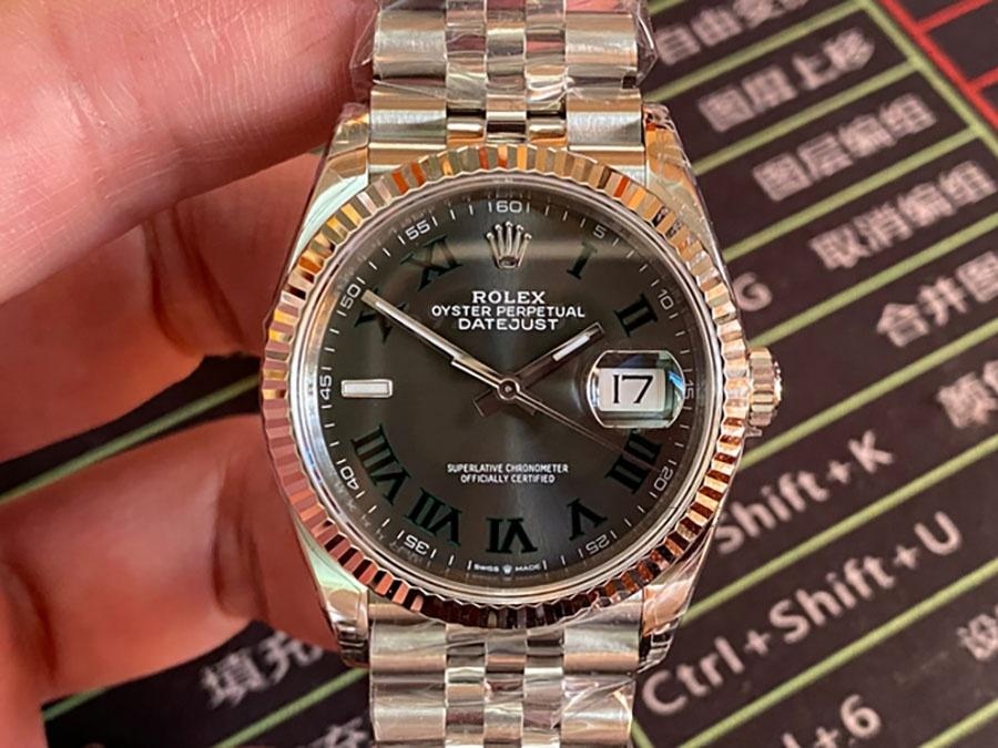 VS Factory Rolex Datejust 36 126234-0045 Replika Saat - VS Saat — 1. fotoğraf