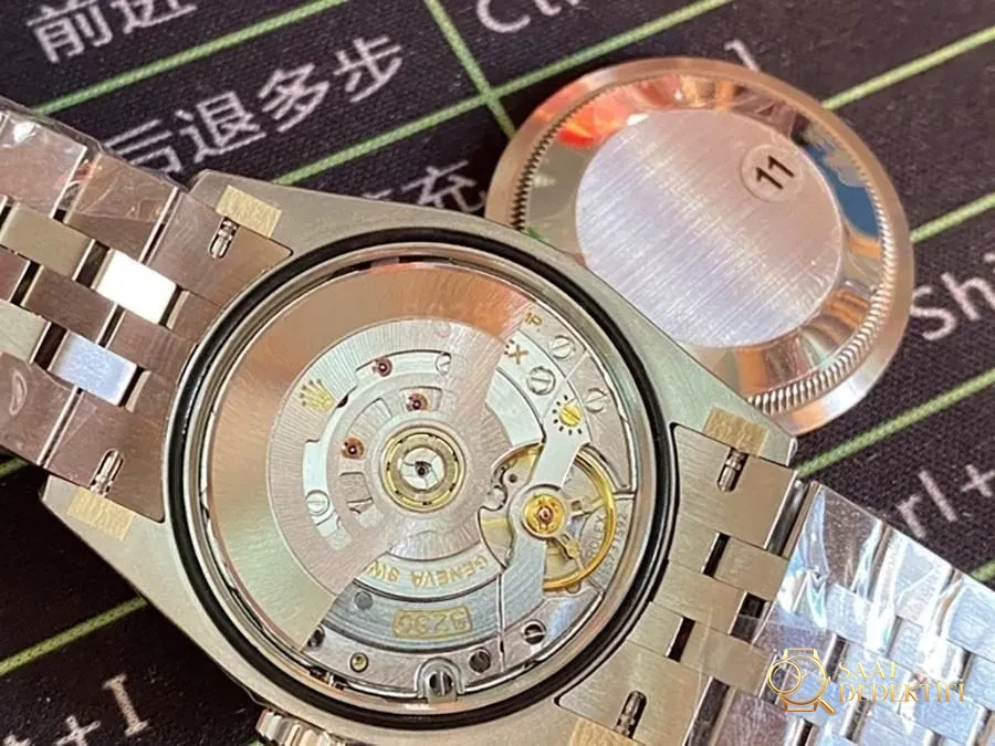 VS Factory Rolex Datejust 36 126234-0045 Replika Saat - VS Saat - Makro Kadran ve İndeks İşçiliği
