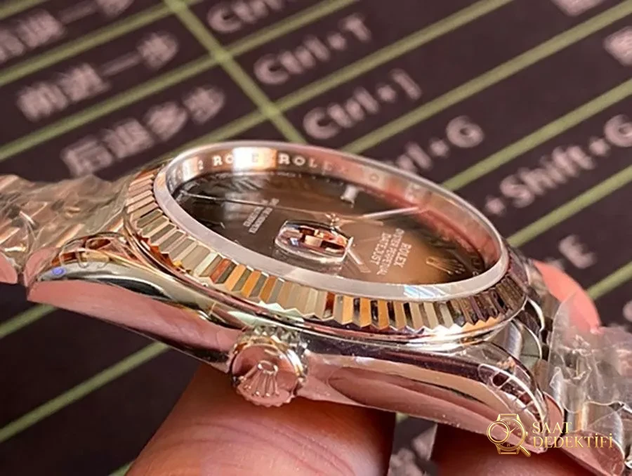 VS Factory Rolex Datejust 36 126234-0045 Replika Saat - VS Saat - Klips Kilidi ve Lazer Damgalar