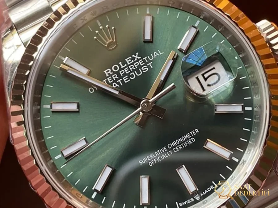 VS Factory Rolex Datejust 36 126234-0051 Replika Kol Saati - VS Saat - Makro Kadran ve İndeks İşçiliği