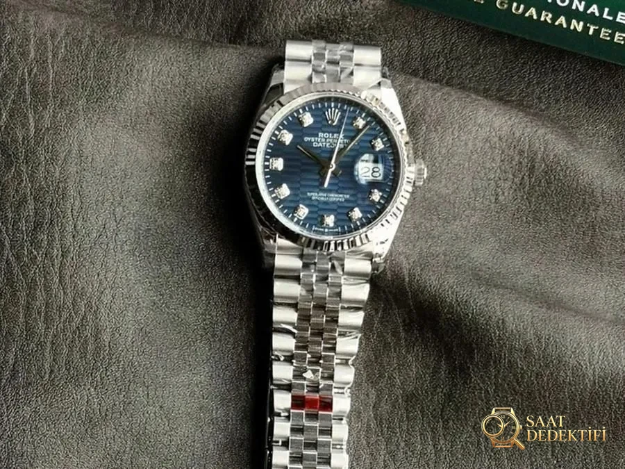 VS Factory Rolex Datejust 36 126234-0058 Replika Saat - VS Saat - Arka Kapak ve Mekanizma Detayı