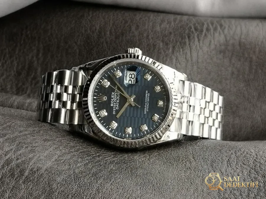 VS Factory Rolex Datejust 36 126234-0058 Replika Saat - VS Saat - Bilezik, Toka ve Klips Mekanizması
