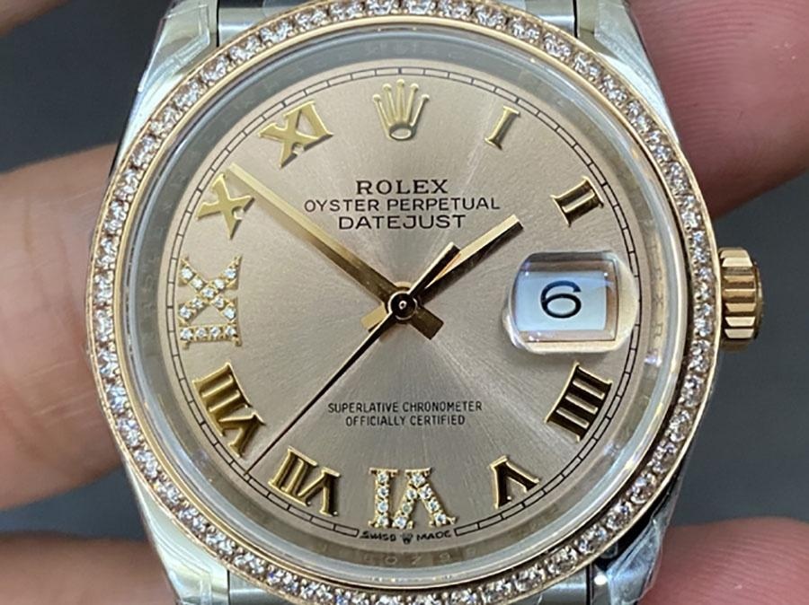 VS Factory Rolex Datejust 36 126281-0015 Replika Saat - VS Saat — 4. fotoğraf