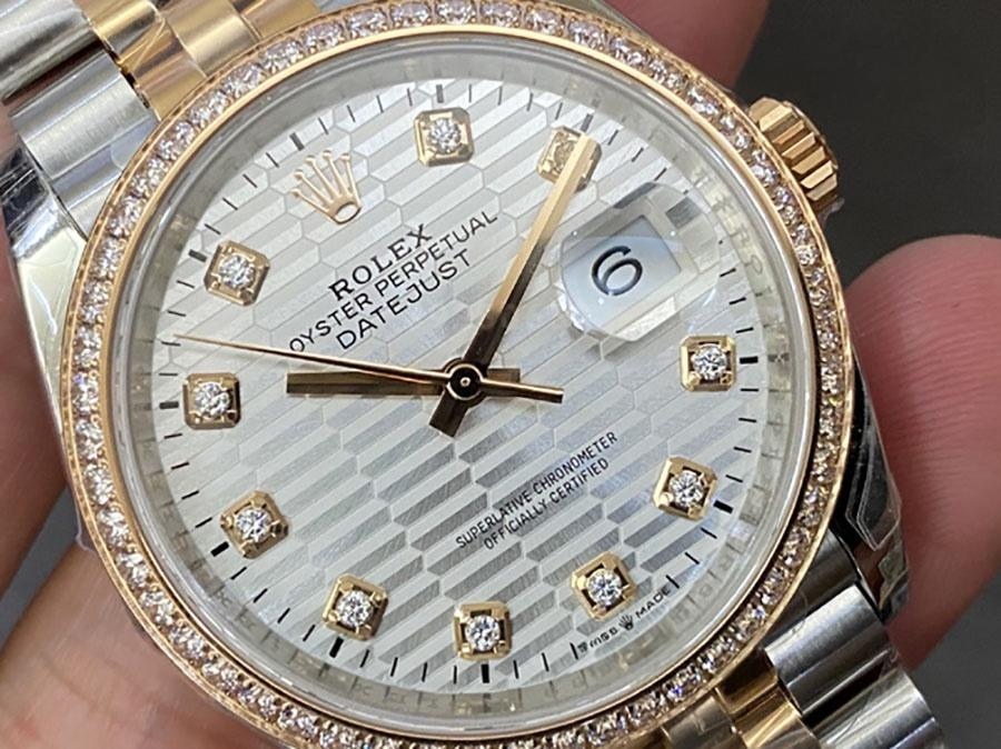 VS Factory Rolex Datejust 36 126281-0027 Replika Saat - VS Saat — 4. fotoğraf