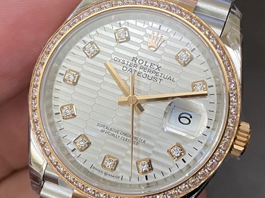 VS Factory Rolex Datejust 36 126281-0027 Replika Saat - VS Saat — 5. fotoğraf