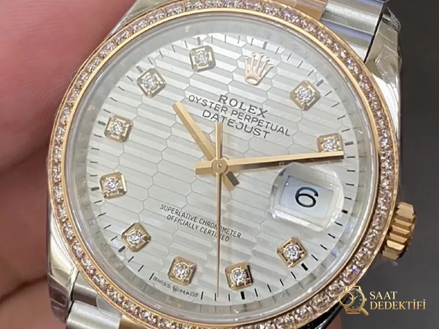 VS Factory Rolex Datejust 36 126281-0027 Replika Saat - VS Saat - Bilezik, Toka ve Klips Mekanizması