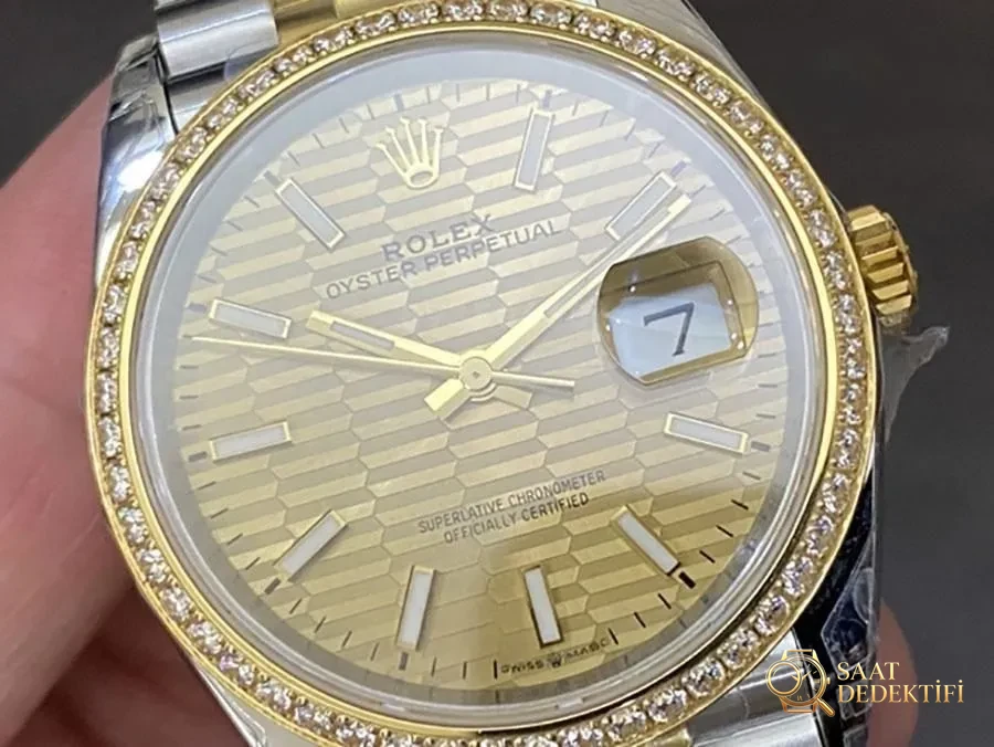 VS Factory Rolex Datejust 36 126283-0025 Replika Saat - VS Saat - Bilezik, Toka ve Klips Mekanizması