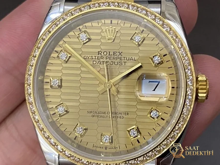 VS Factory Rolex Datejust 36 126283-0031 Replika Saat - VS Saat - Kasa Profili ve Kurma Kolu İncelemesi