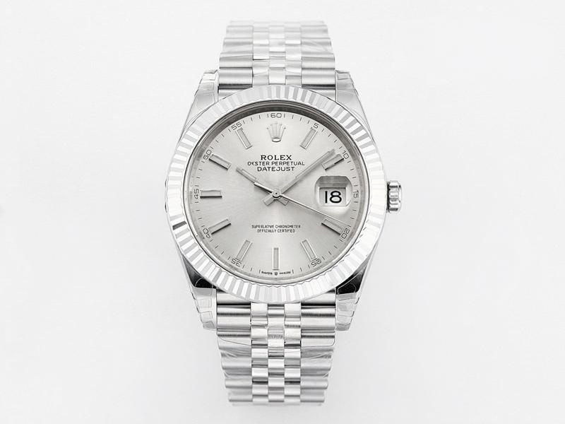 VS Factory Rolex Datejust 36 beyaz kadranlı replika kol saati - VS saat — 1. fotoğraf