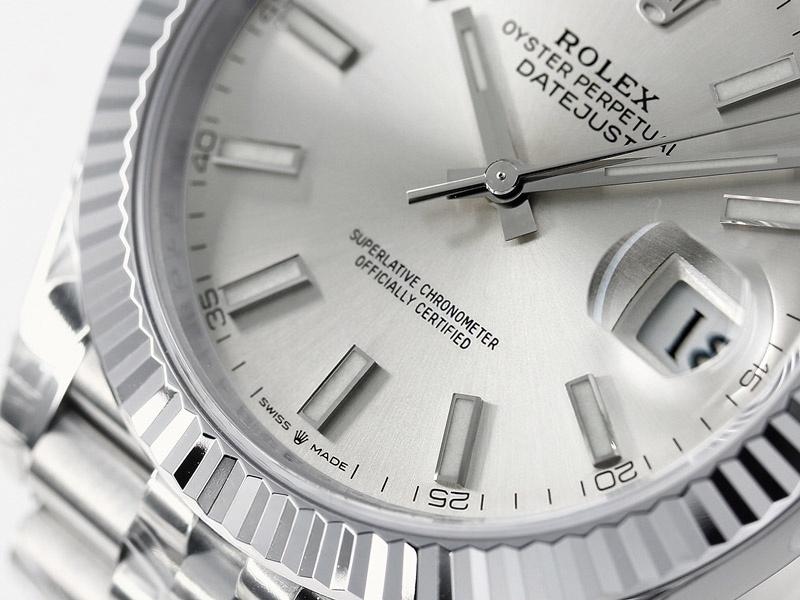VS Factory Rolex Datejust 36 beyaz kadranlı replika kol saati - VS saat — 4. fotoğraf