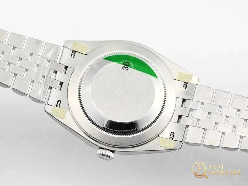 VS Factory Rolex Datejust 36 beyaz kadranlı replika kol saati - VS saat - Klips Kilidi ve Lazer Damgalar