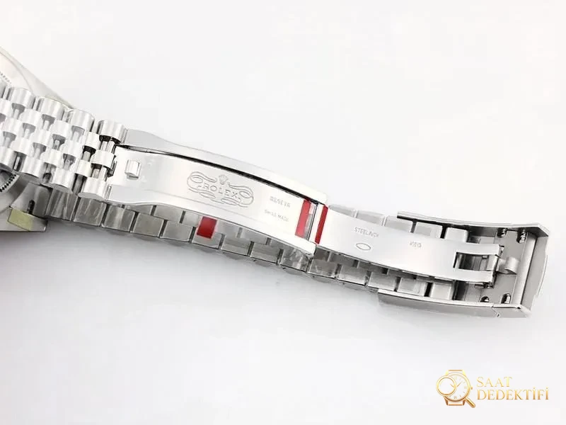 VS Factory Rolex Datejust 36 beyaz kadranlı replika kol saati - VS saat - Fosfor ve Super-LumiNova Gece Görünümü