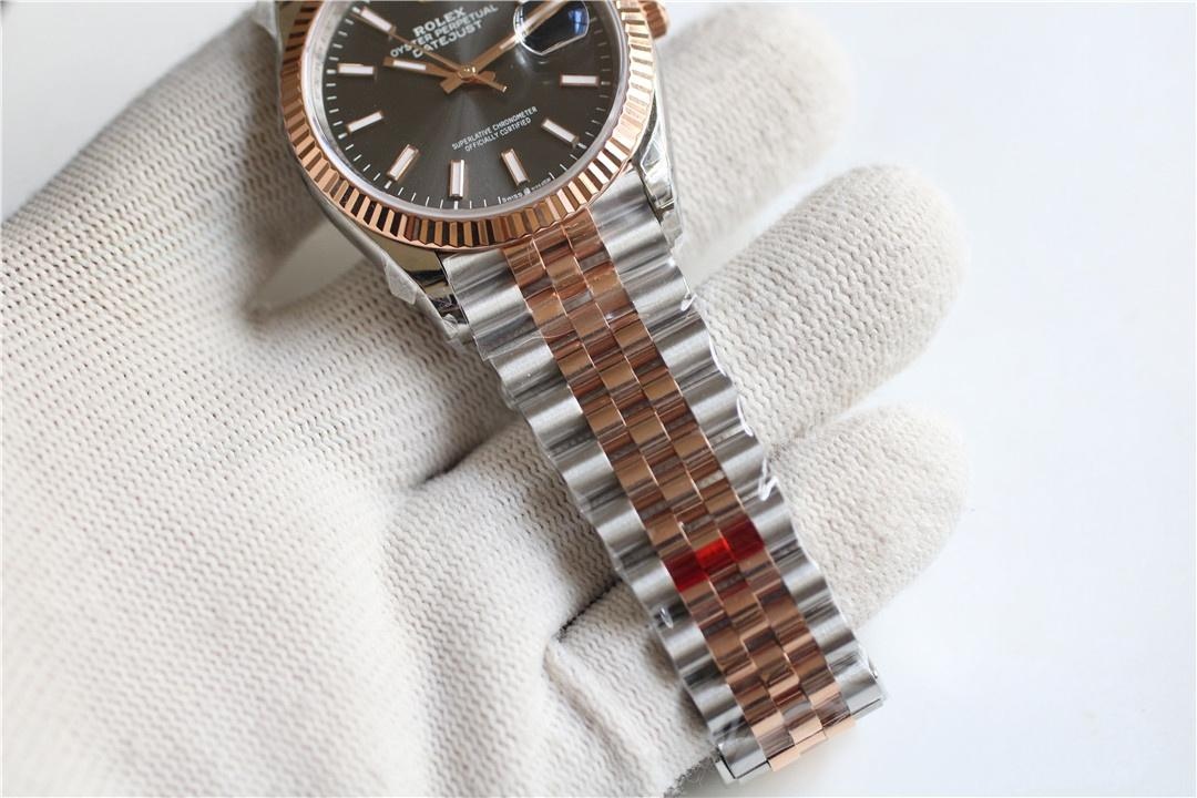 VS Factory Rolex Datejust 36 çelik-rose gold gri kadranlı m126231-0013 kalitesi nasıl? — 11. fotoğraf
