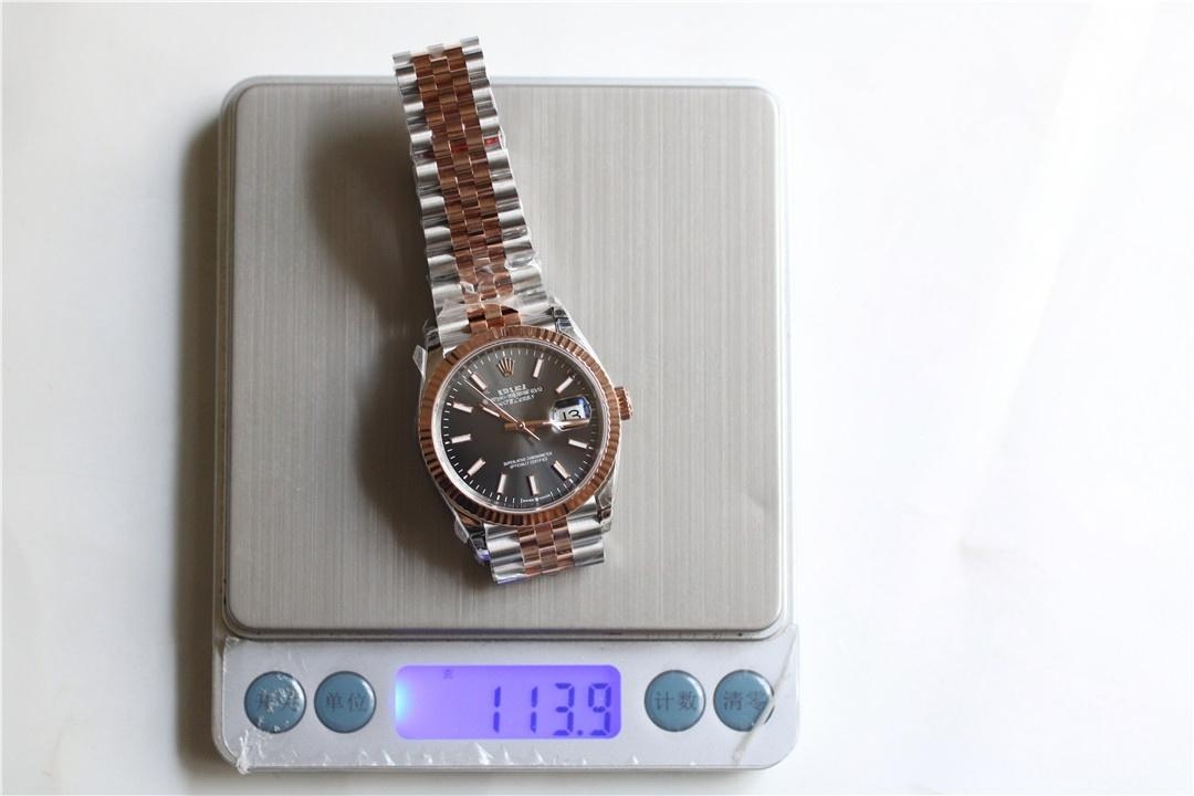 VS Factory Rolex Datejust 36 çelik-rose gold gri kadranlı m126231-0013 kalitesi nasıl? — 16. fotoğraf